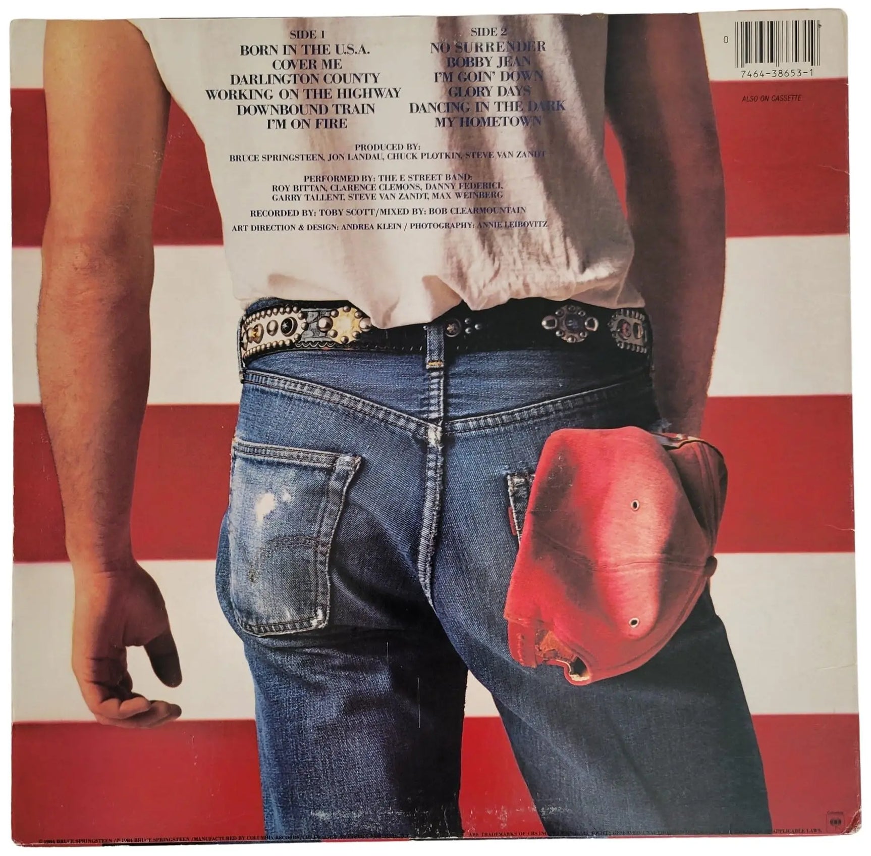 Bruce Springsteen Signed Born In The USA Album COA Proof Autographed Vinyl Record STAR