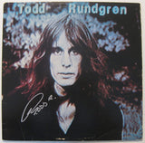 Todd Rundgren autographed Hermit of Mink Hollow Album Vinyl Record Proof Beckett STAR signed