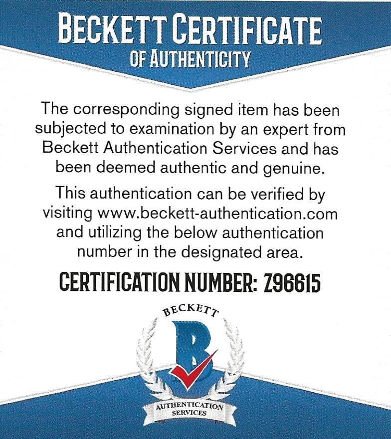 Antrel Rolle NY Giants Cardinals Miami signed NFL football proof Beckett COA autographed