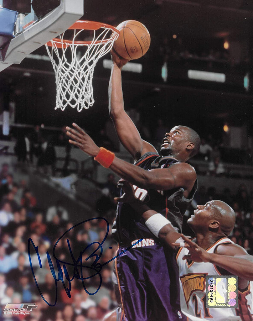 Cliff Robinson Phoenix Suns signed basketball 8x10 photo COA