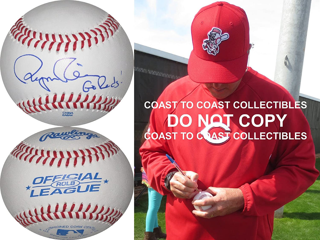 Bryan Price Cincinnati Reds signed autographed baseball COA exact proof