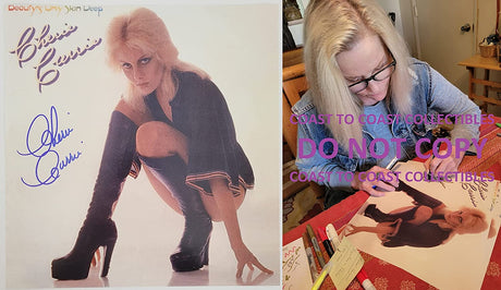 Cherie Currie signed Beauty's Only Skin Deep 12x12 album photo COA proof autographed STAR