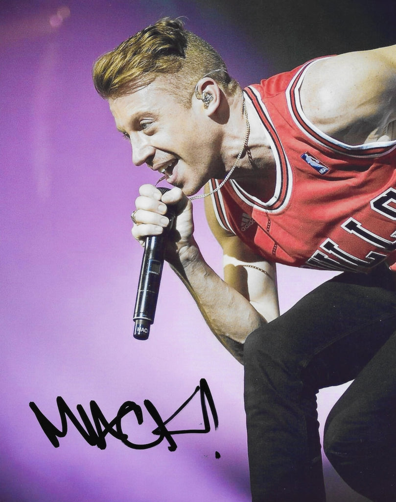 Macklemore Signed 8x10 Photo Proof COA The Heist Rapper autographed.. STAR