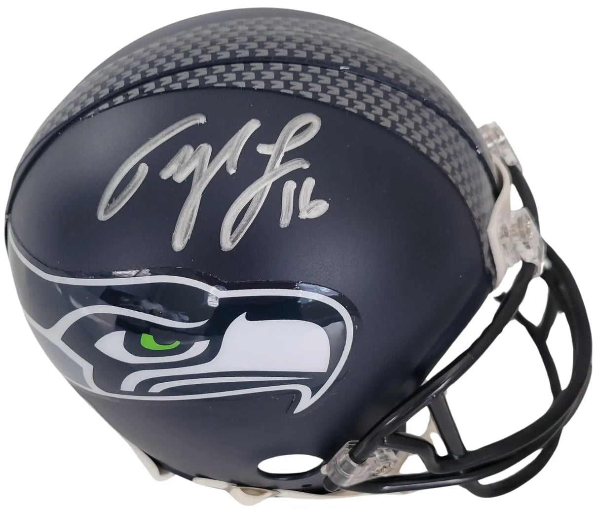 Tyler Lockett Signed Seattle Seahawks Mini Football Helmet Proof COA Autographed
