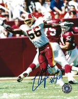 LaVar Arrington Signed Washington Football 8x10 Photo Proof COA Autographed