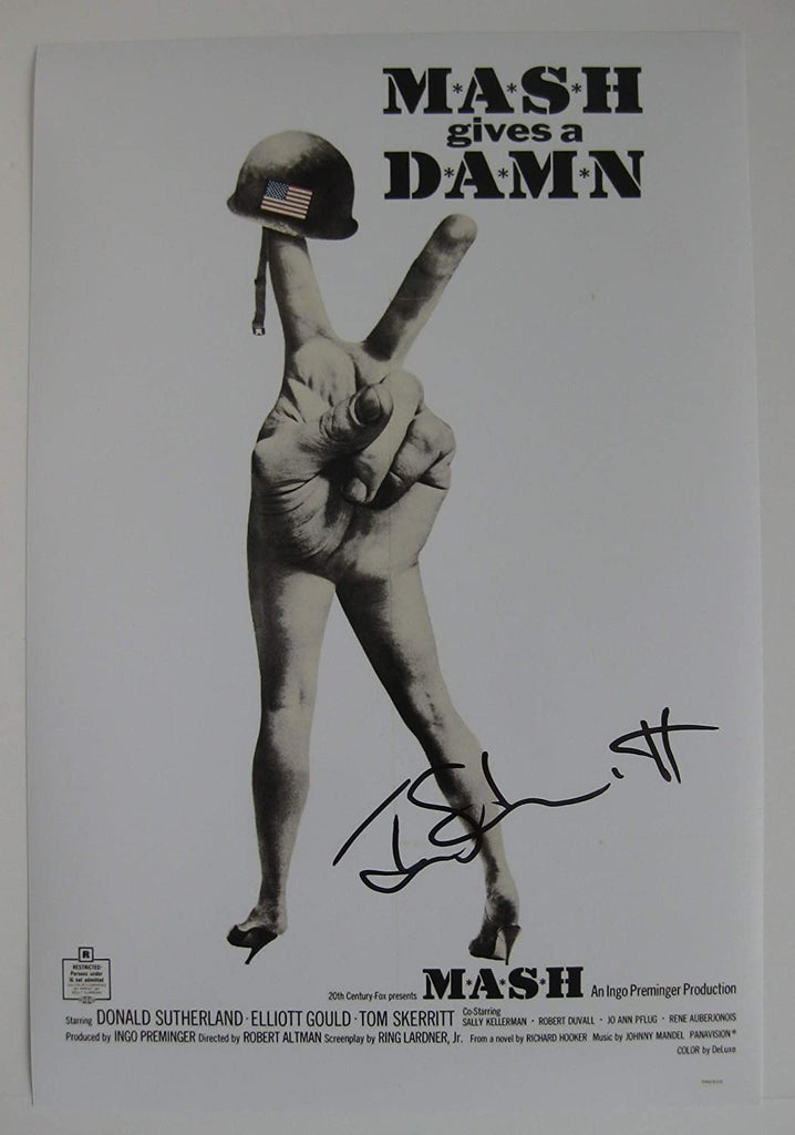Tom Skerritt signed Mash 12x18 poster photo Duke COA autographed exact proof STAR
