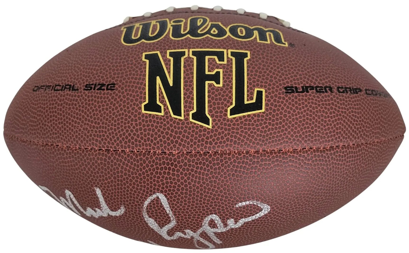 Mark Rypien Washington signed NFL football proof Beckett COA autographed