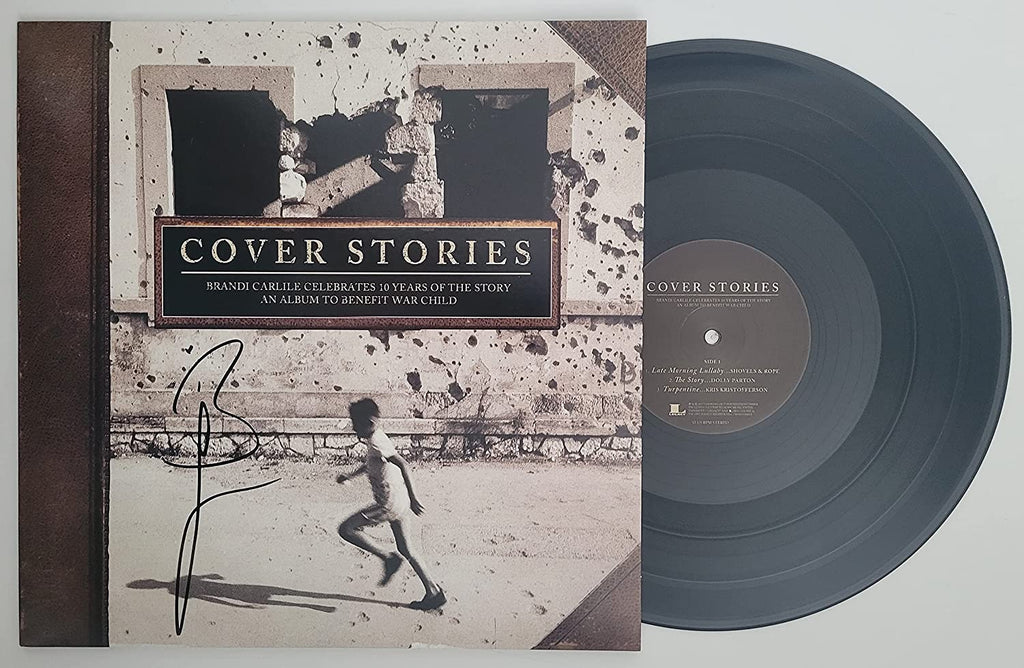 Brandi Carlile signed Cover Stories album vinyl LP COA exact proof autographed Star