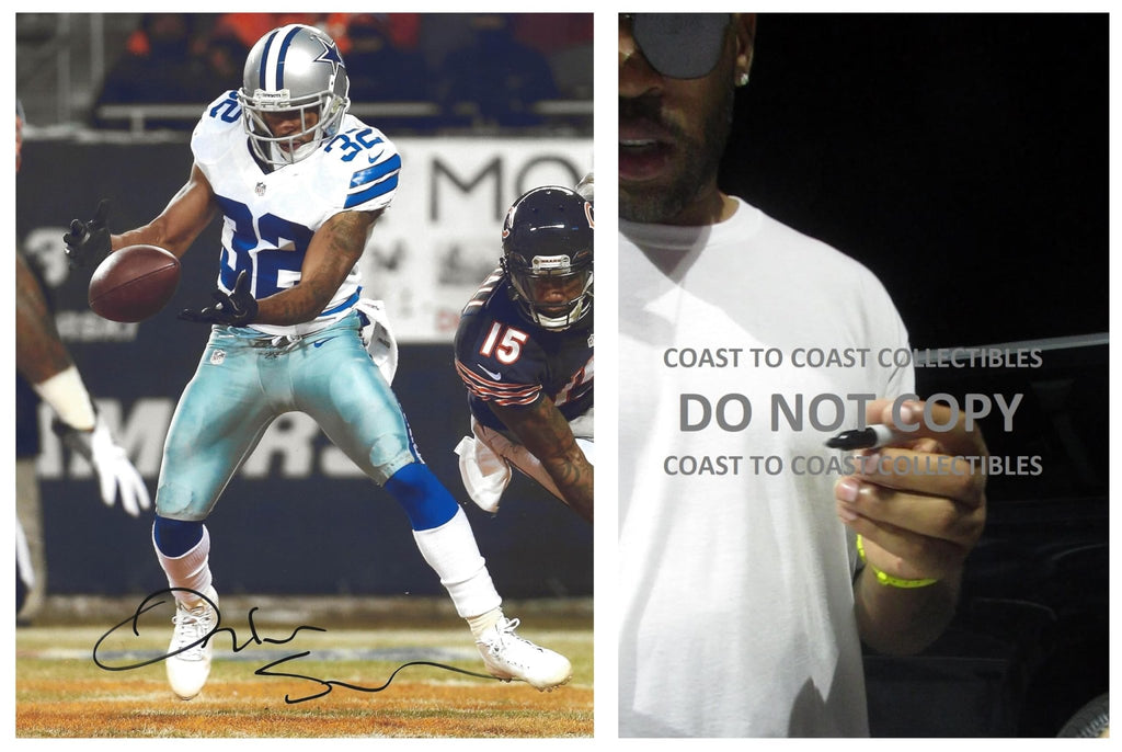 Orlando Scandrick signed Dallas Cowboys 8x10 football photo COA Proof autographed.