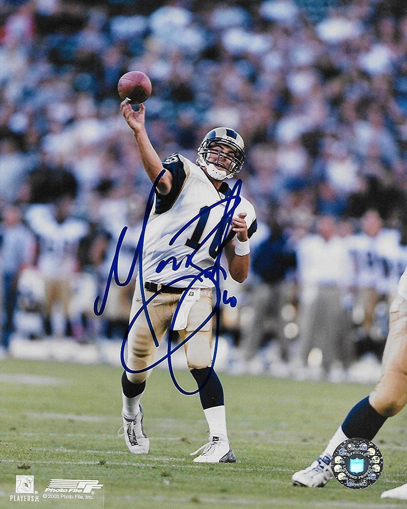 Marc Bulger St Louis Rams signed autographed, 8x10 Photo, COA will be included'