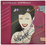Duran Duran signed Rio album vinyl record COA exact proof Nick, John, Roger STAR