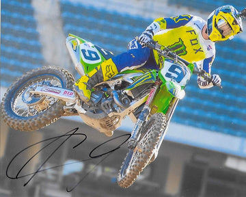 Adam Cianciarulo Supercross Motocross signed deals 8x10 photo proof Beckett autograph'