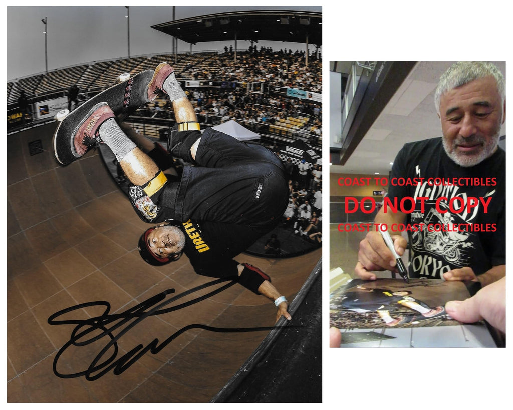 Steve Caballero legendary skateboarder signed 8x10 Photo proof COA autographed.