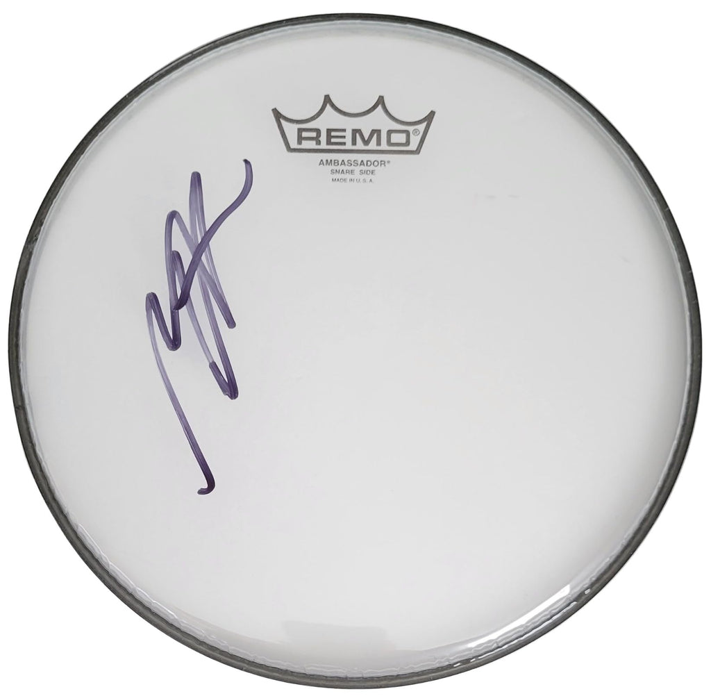 Matt Cameron Pearl Jam Soundgarden Drummer signed Drumhead COA proof autographed