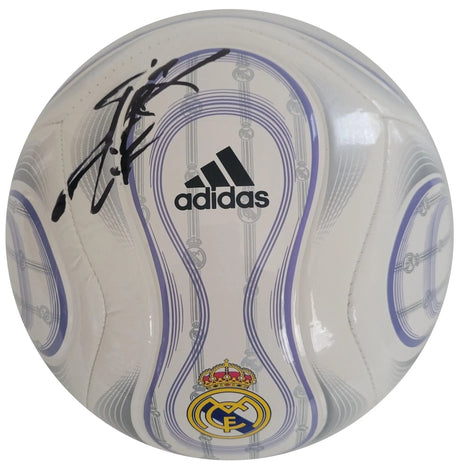 Gareth Bale signed Real Madrid logo Soccer ball COA exact proof autographed