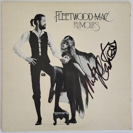Mick Fleetwood signed Fleetwood Mac Rumours album proof vinyl proof STAR autographed