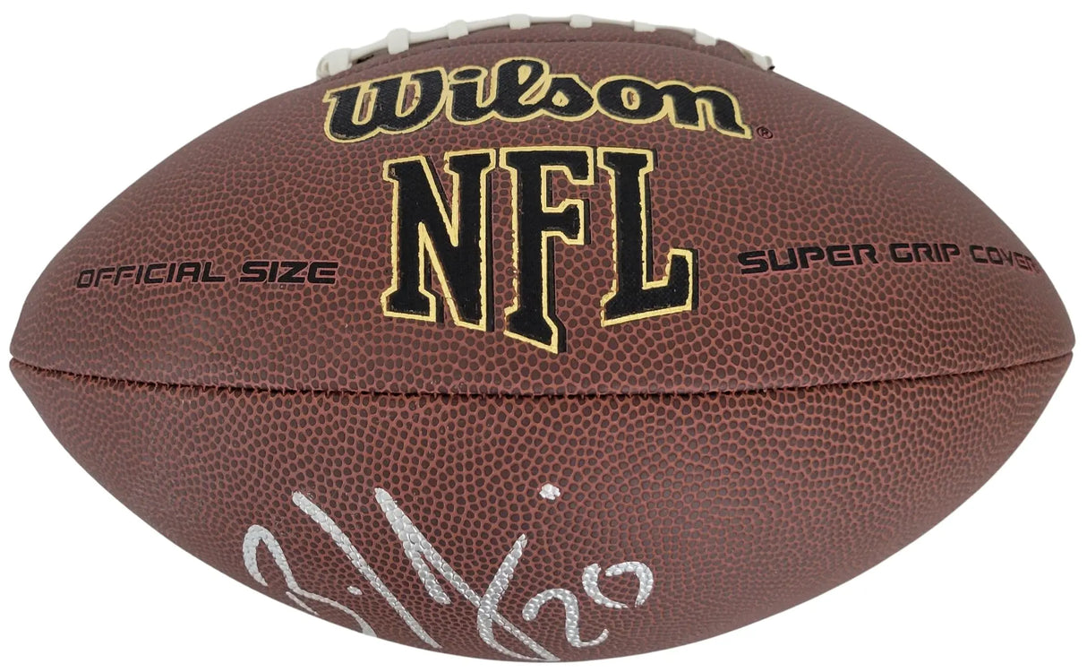 Brian Dawkins Signed Football Proof COA Autographed Philadelphia Eagles Broncos