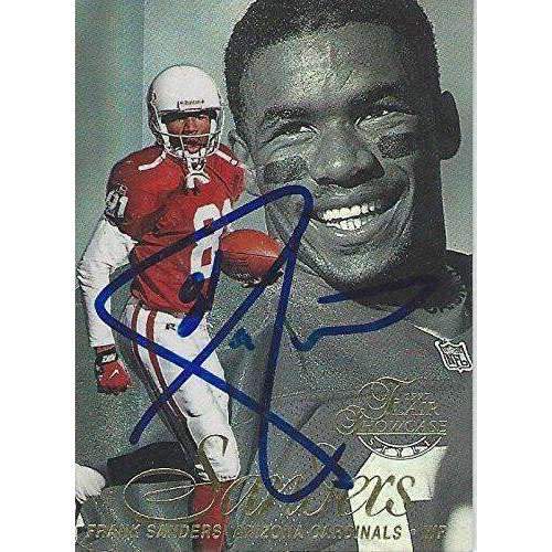 1997 Frank Sanders, Arizona Cardinals, Signed, Autographed, Fleer Football Card, Card # 95,