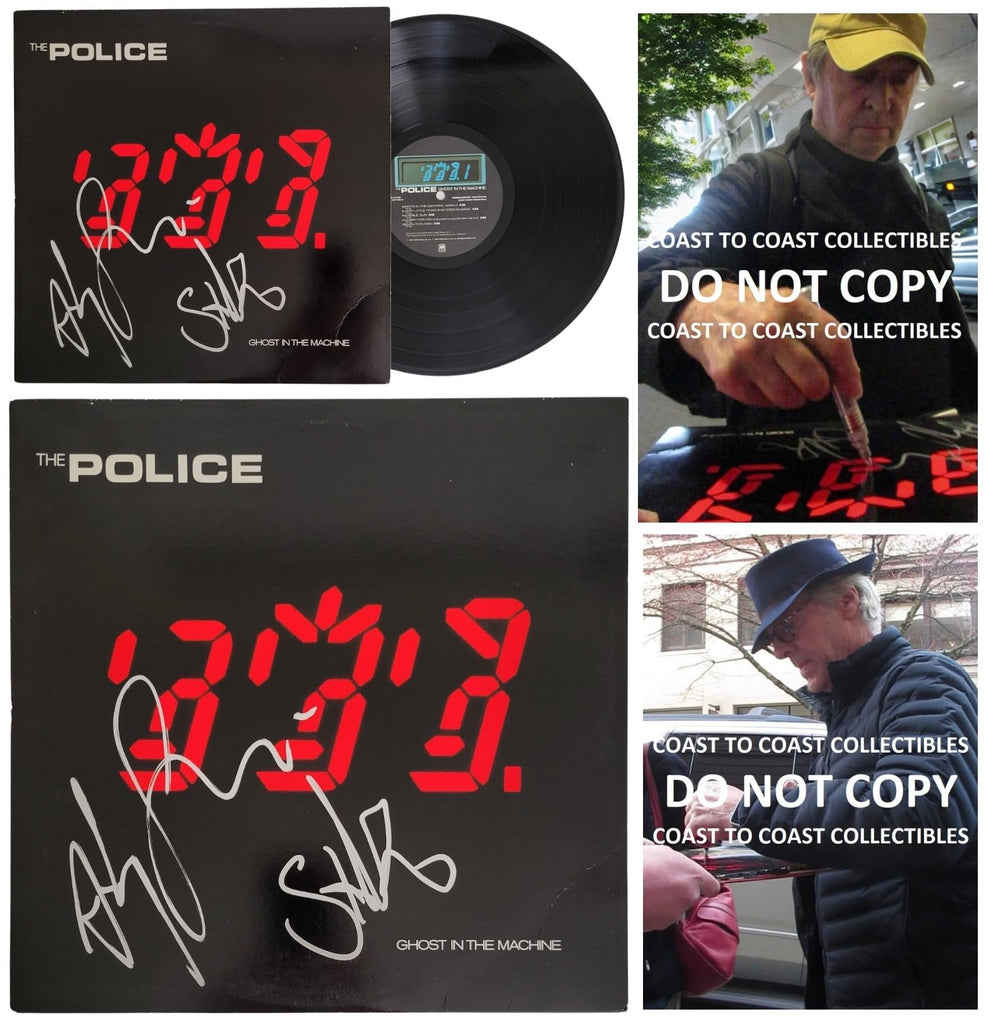 The Police Signed Ghost in the Machine Album Proof COA Autographed Vinyl Record
