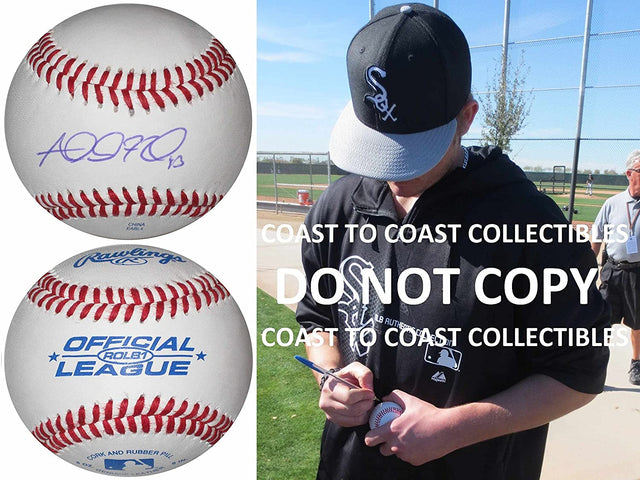 Addison Reed White Sox Red Sox Mets Twins signed autographed baseball COA proof