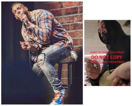 Marlon Wayans actor Comedian signed 8x10 photo COA exact proof autographed STAR