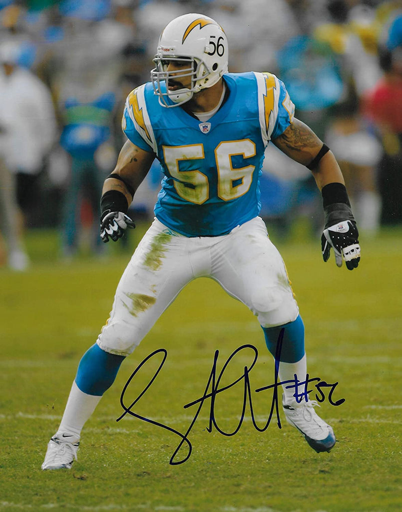 Shawne Merriman San Diego Chargers signed autographed 8x10 photo proof COA