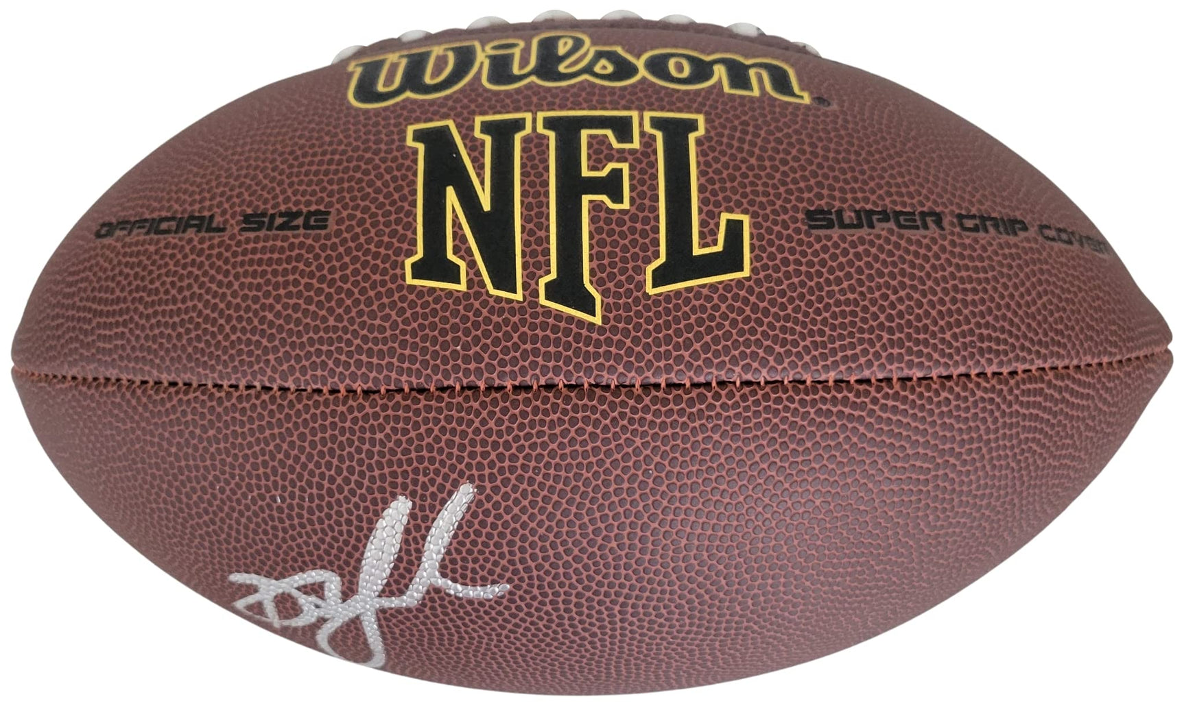 Drake London Atlanta Falcons USC Trojans signed NFL football proof COA autographed