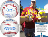 Will Ferrell takes the fields signed autographed baseball proof Beckett COA Star