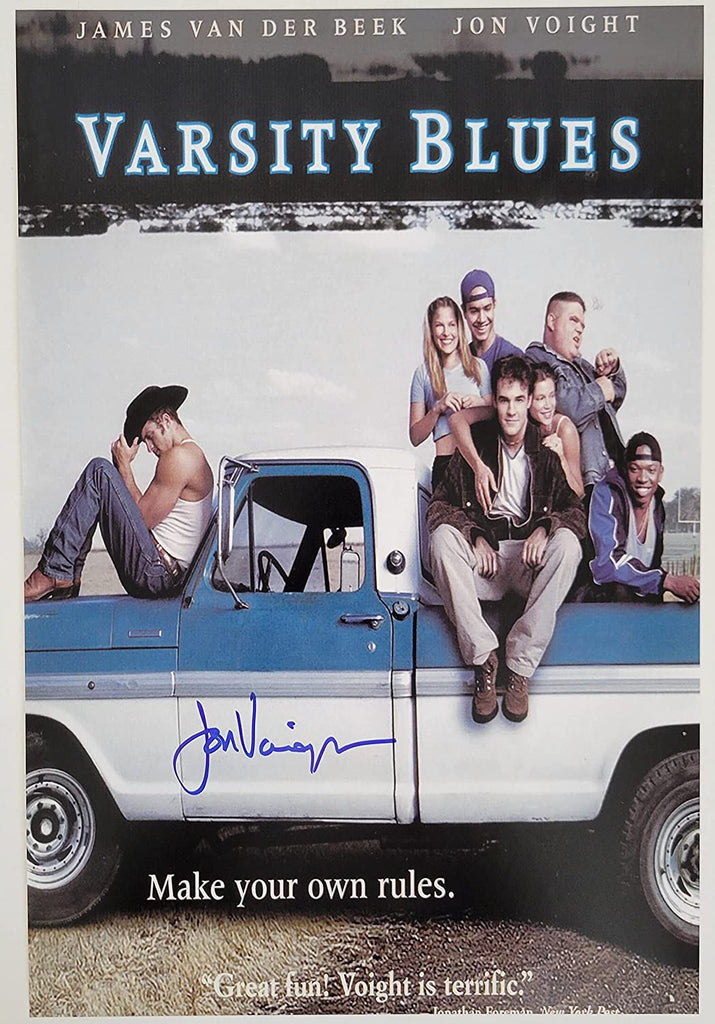 Jon Voight signed Varsity Blues Texas Coyotes 12x18 poster photo COA exact proof STAR