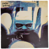 Peter Gabriel Signed Deutsches Album exact Proof COA Autographed Vinyl Record