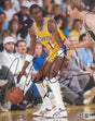 Michael Cooper signed Los Angeles Lakers basketball 8x10 photo proof Beckett COA.