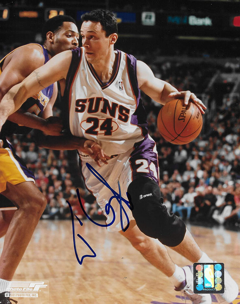 Tom Gugliotta signed Phoenix Suns basketball 8x10 photo COA.
