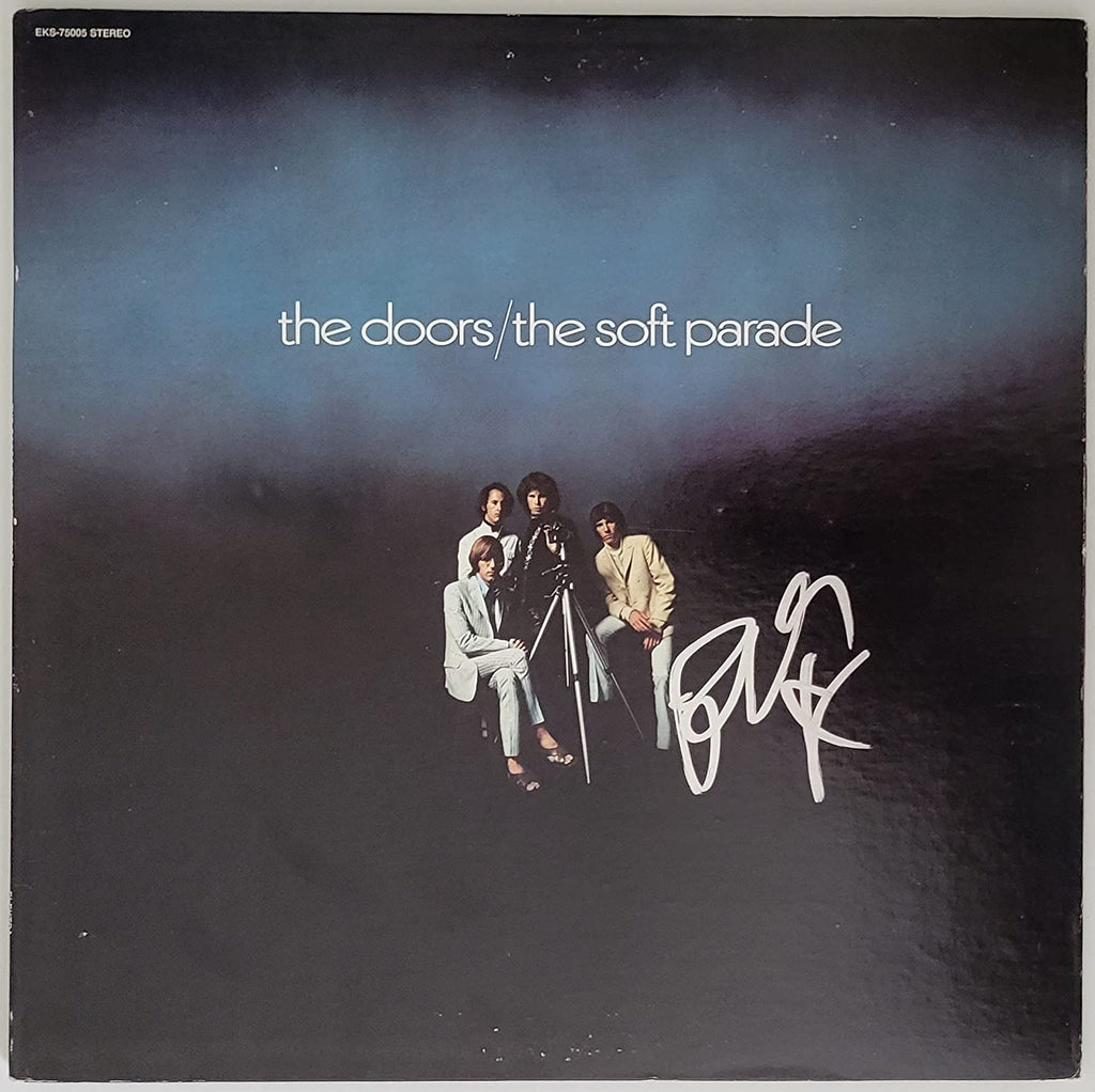 Robby Krieger signed The Doors The Soft Parade album vinyl record proof COA autographed STAR