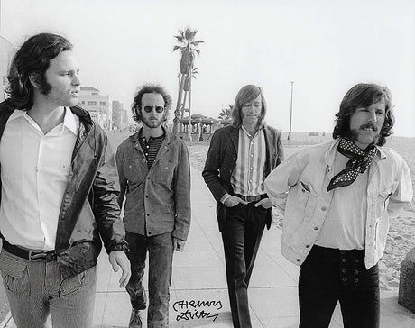 Henry Diltz Rock photographer signed The Doors 8x10 photo Proof COA STAR
