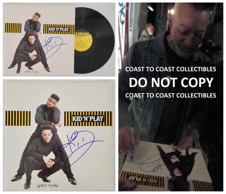Christopher Reid Signed Kid N Play Gittin Funky Album Proof COA Vinyl Record STAR