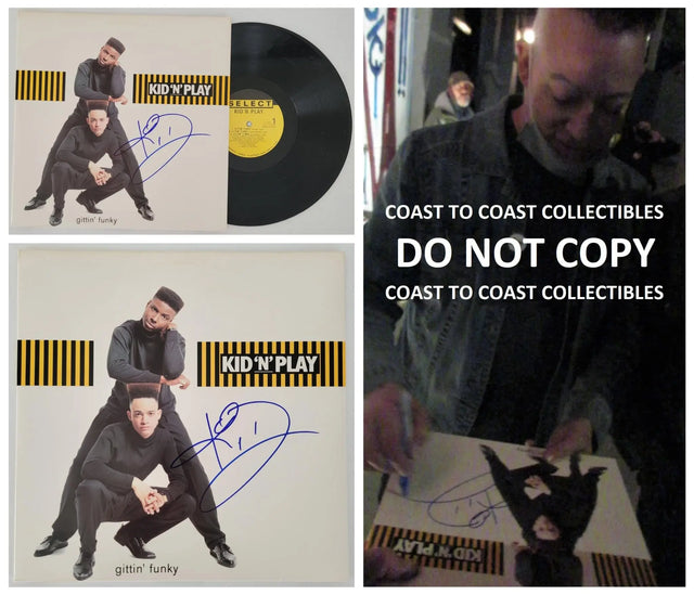 Christopher Reid Signed Kid N Play Gittin Funky Album Proof COA Vinyl Record STAR