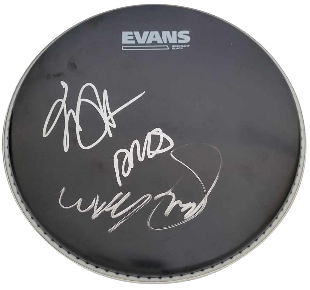 Fugees Signed 10'' Drumhead Proof Autographed Lauryn Hill,Pras Michel,Wyclef Jean