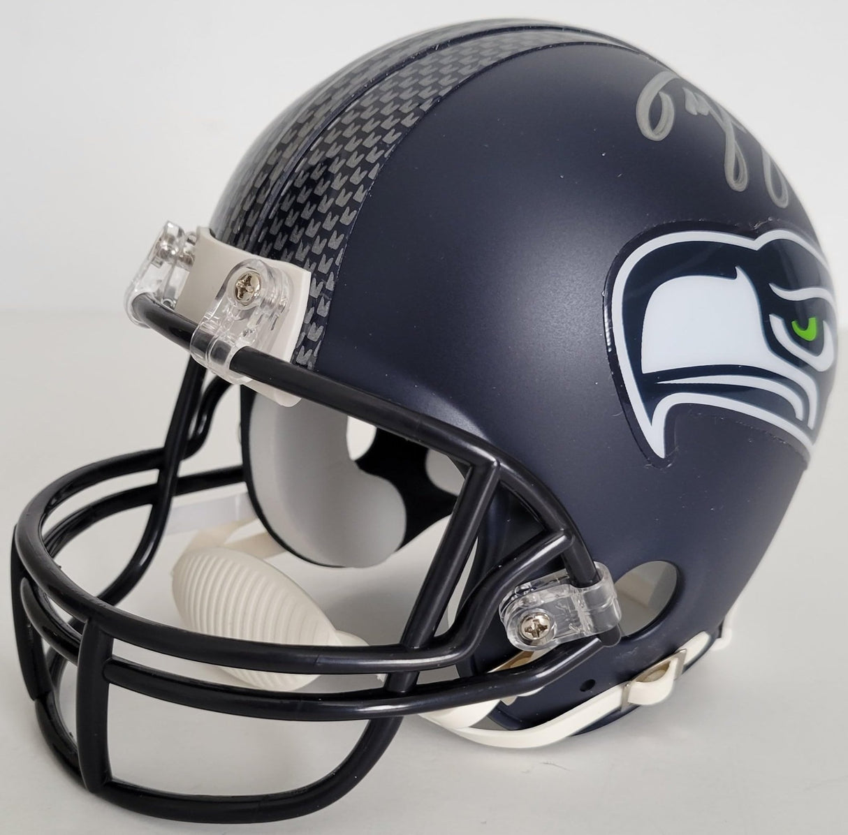 Tyler Lockett signed Seattle Seahawks mini football helmet proof COA autographed