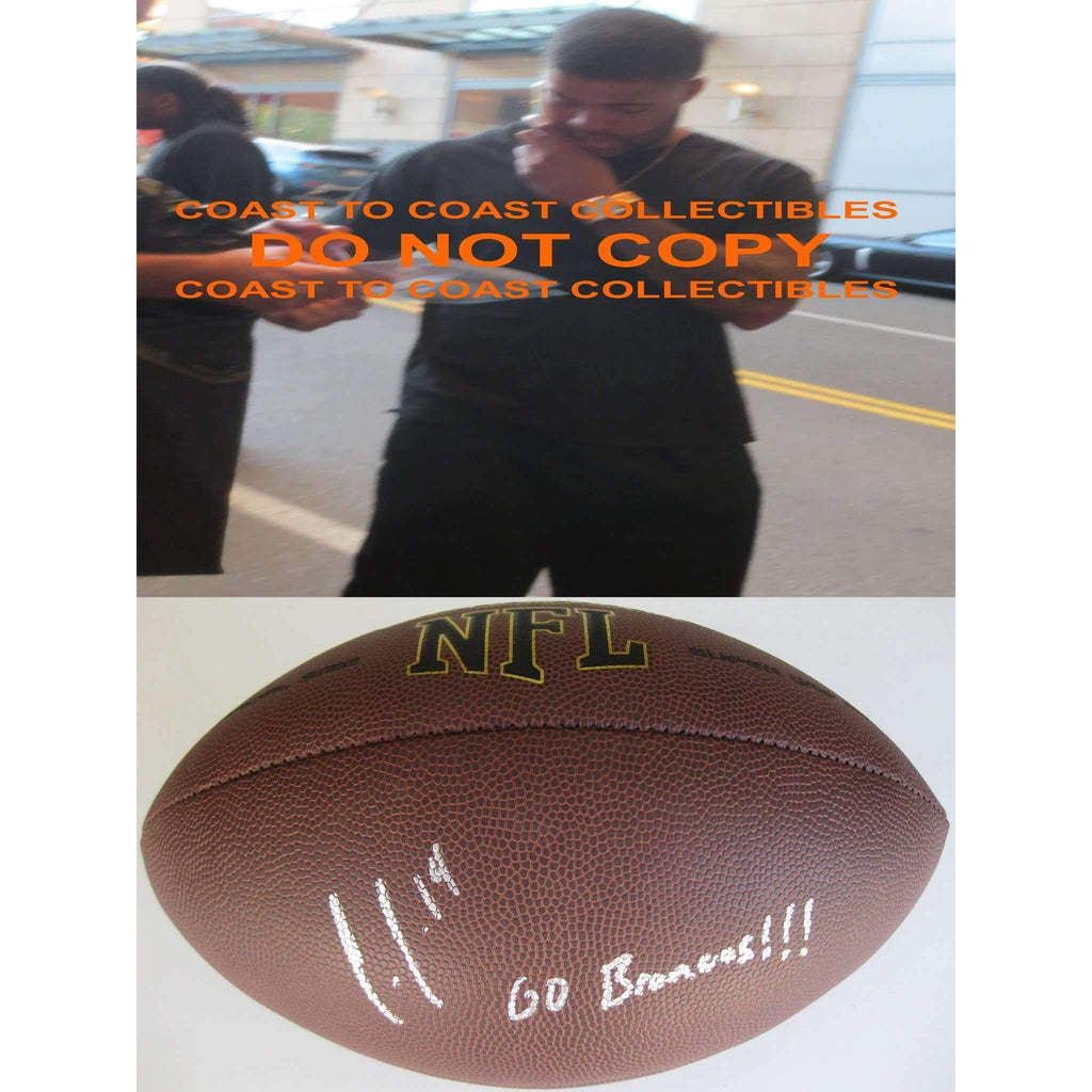 Cody Latimer Denver Broncos, Signed, Autographed, NFL Football,