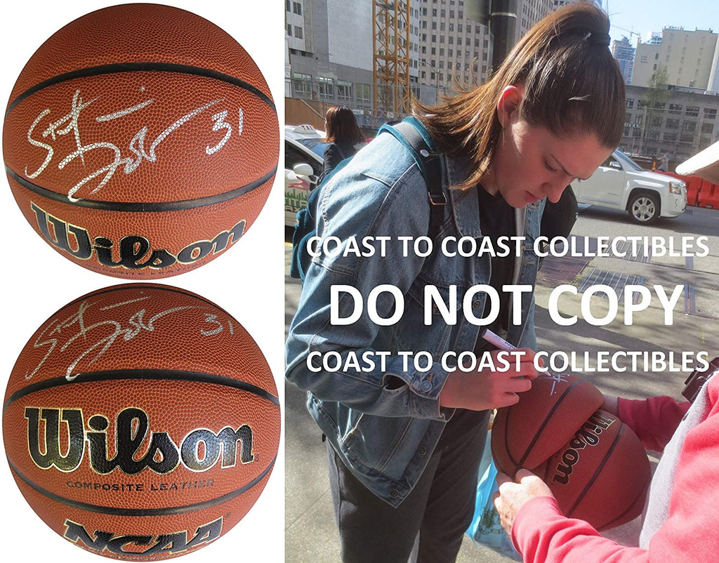Stefanie Dolson UConn Huskies signed autographed NCAA basketball COA exact proof