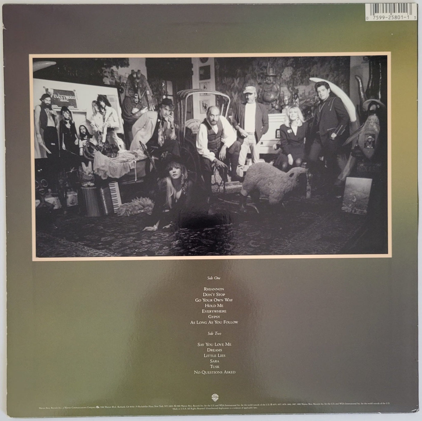 Mick Fleetwood Lindsey Buckingham signed Fleetwood Mac Greatest Hits album proof STAR