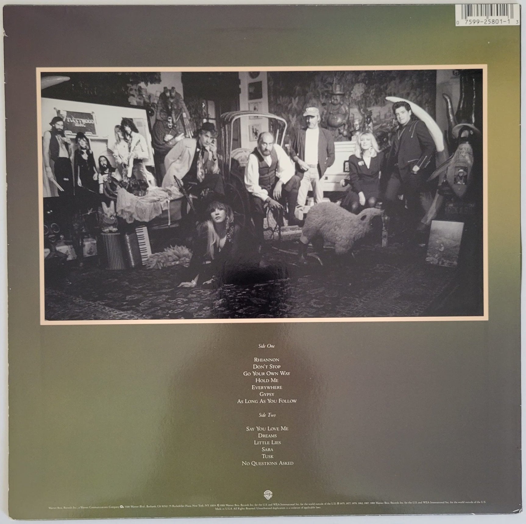 Mick Fleetwood Lindsey Buckingham signed Fleetwood Mac Greatest Hits album proof STAR