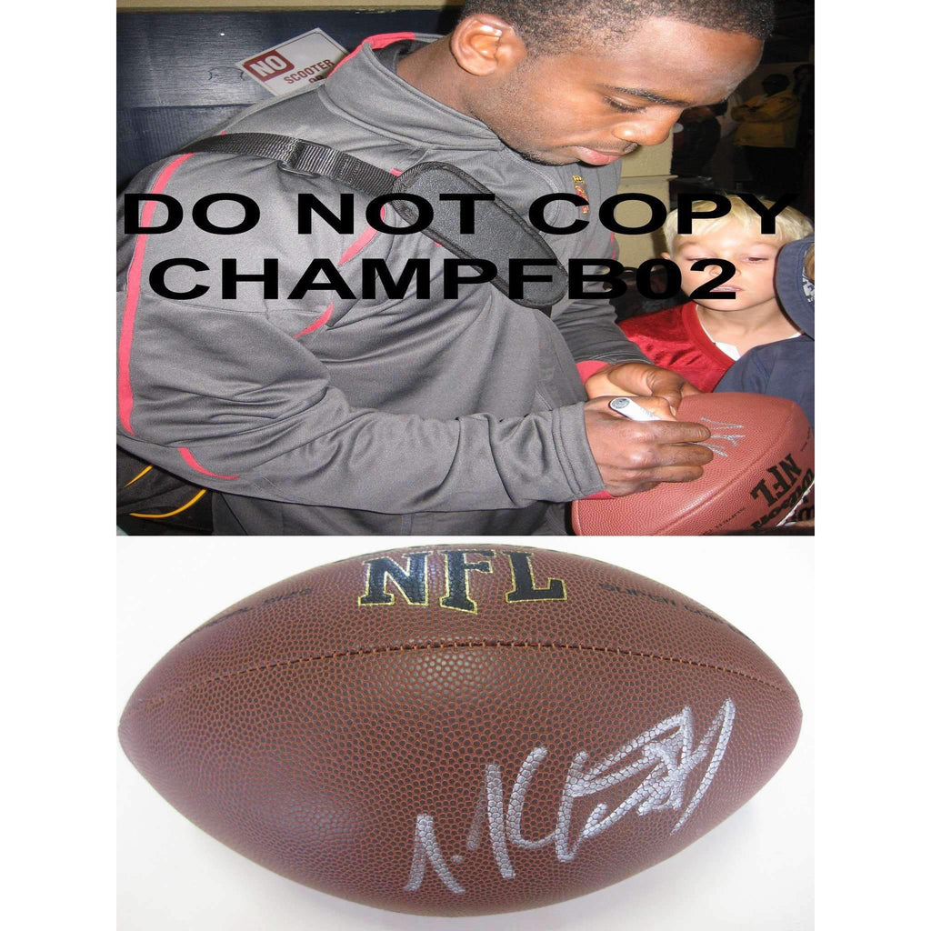 Joe McKnight USC Trojans, New York Jets, Signed, Autographed, Football, A COA With The Proof Photo Of Joe Signing Will Be Included