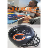 Kevin White Chicago Bears, Signed, Autographed, Mini Helmet, a COA with the Proof Photo of Kevin Signing Will Be Included