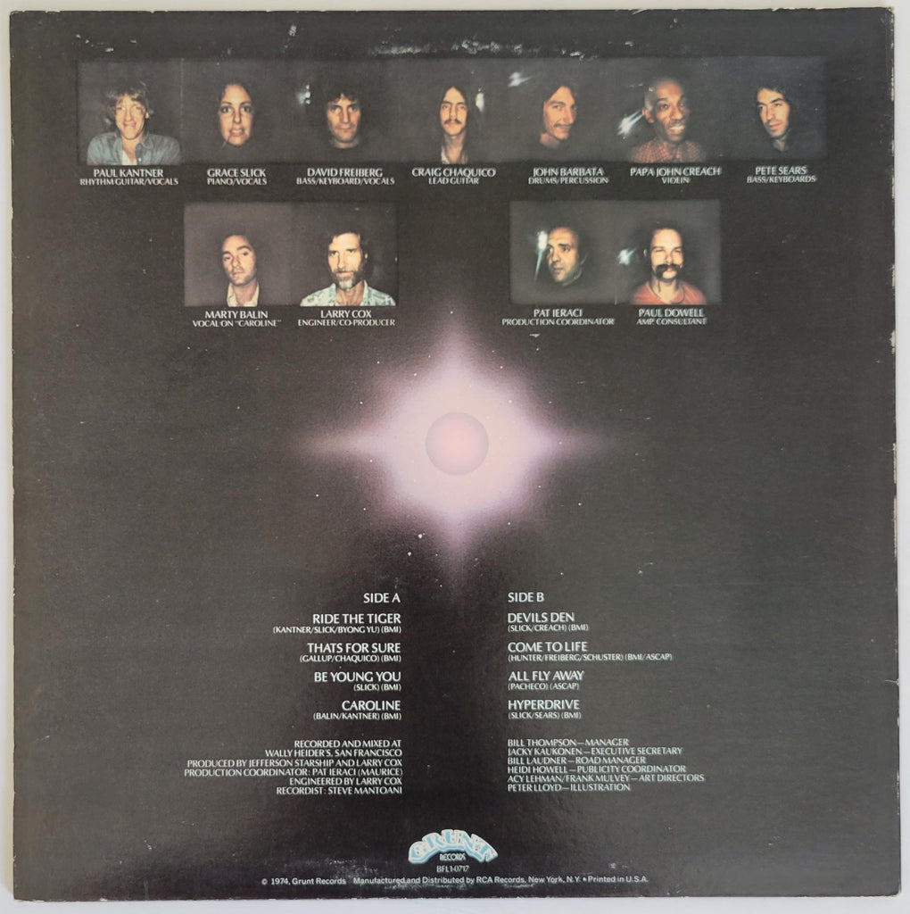 Pete Sears Signed Jefferson Starship Dragon Fly Album Vinyl Record COA Proof STAR