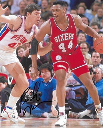 Rick Mahorn, Philadelphia 76ers, Signed, Autographed, Basketball 8X10 Photo, a Coa Will Be Included