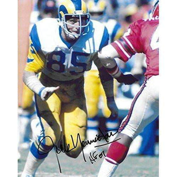 Los Angeles Rams Jack Youngblood Signed Blue & Yellow