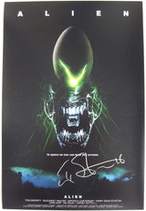 Tom Skerritt signed autographed Alien 12x18 poster photo Dallas COA exact proof STAR