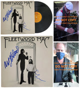 Mick Fleetwood Lindsey Buckingham signed Fleetwood album COA proof Autographed Vinyl Record STAR