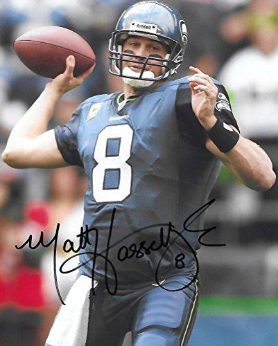 Matt Hasselbeck Seattle Seahawks, Signed, Autographed, Football 8X10 Photo, a COA with the Proof Photo of Matt Signing Will Be Included=.